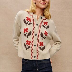 Rails Mavie Carmine Floral Cardigan♥️